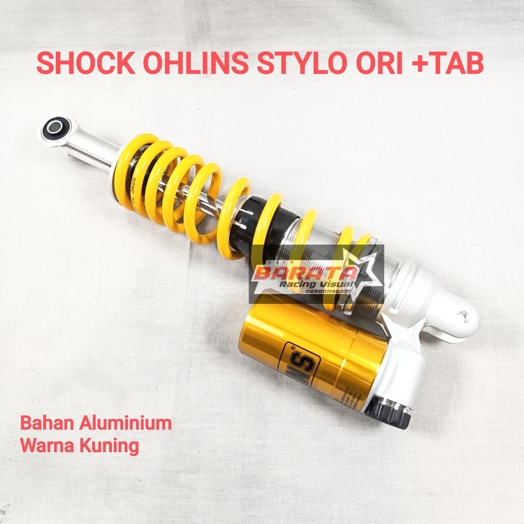 SHOCK OHLINS MOTOR STYLO ORI +TABUNG KUNING