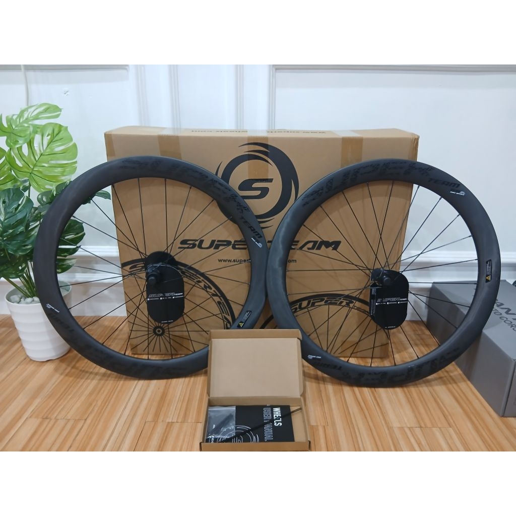 WHEELSET ROADBIKE SUPERTEAM 55MM DISCBRAKE CARBON BARU