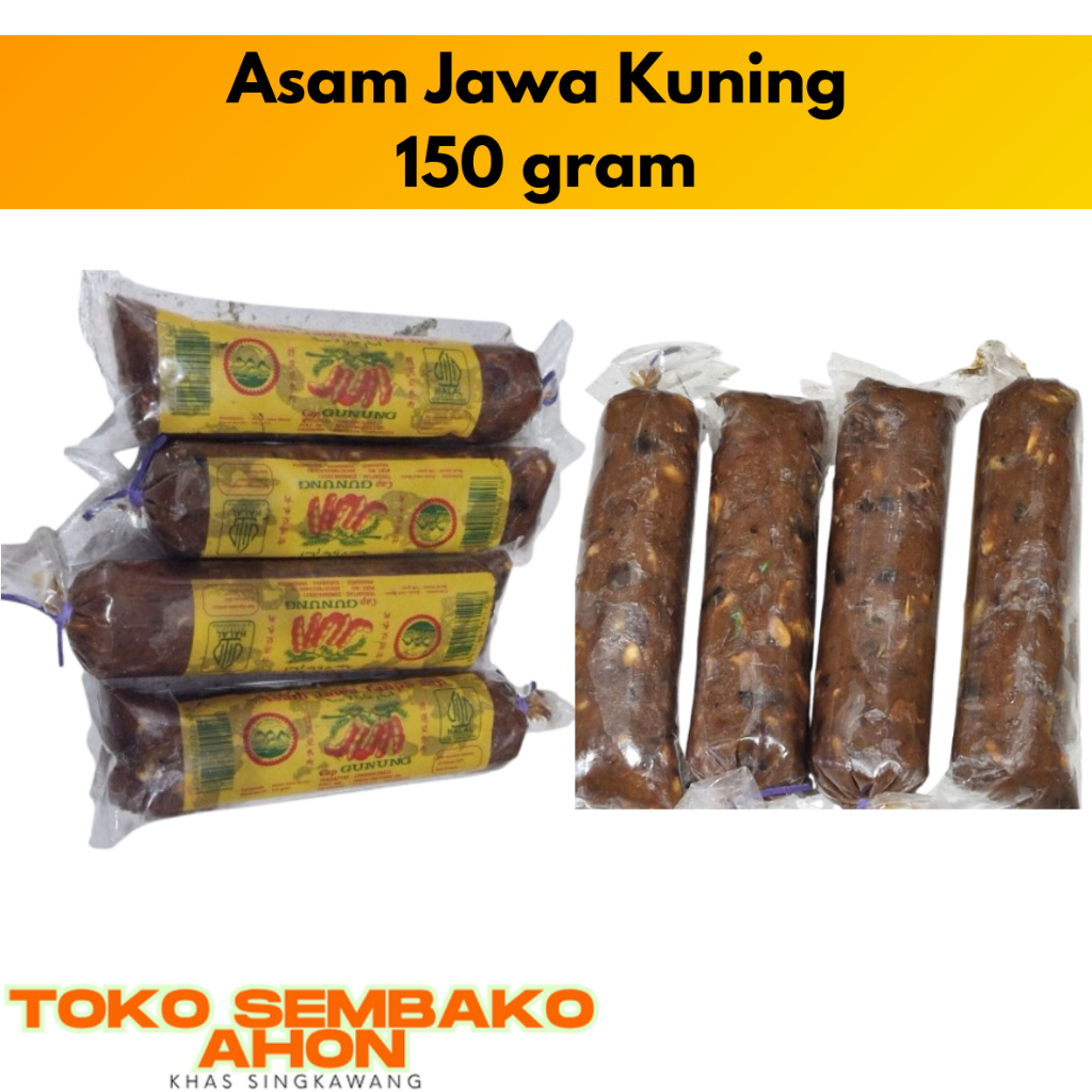 Asam Jawa Kuning 125 gr / Asem Jawa Kuning / Asam Jawa Tanpa Biji 125