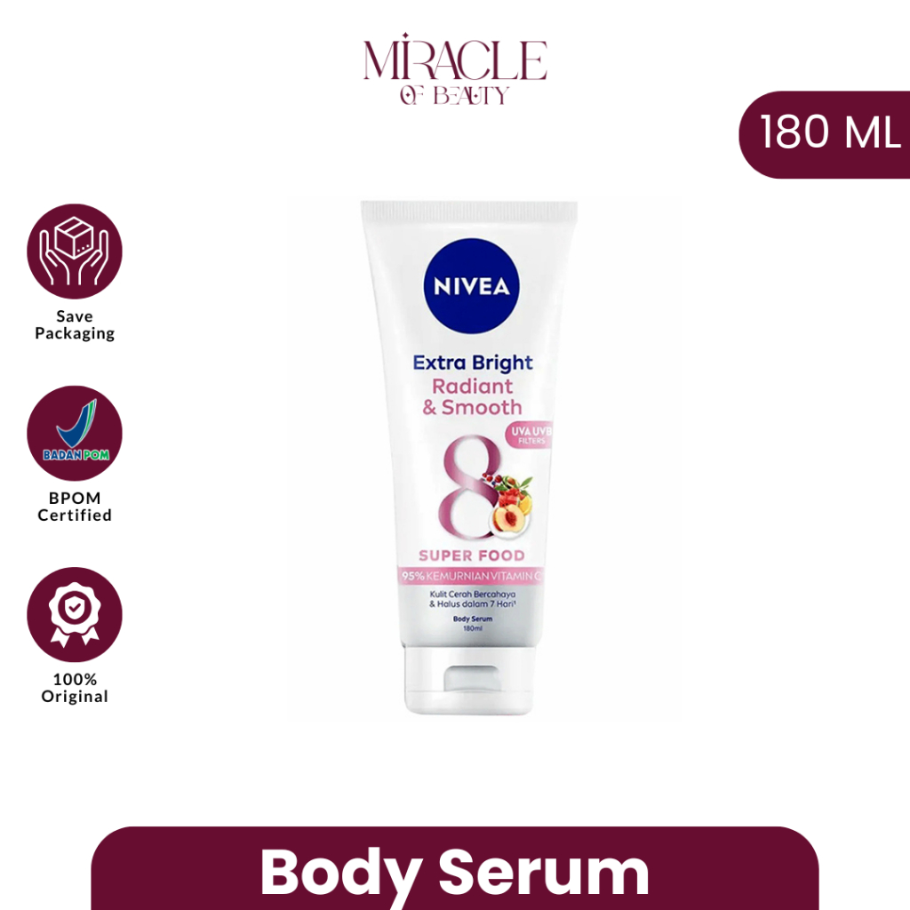 Nivea Extra Bright Body Serum Radiant & Smooth