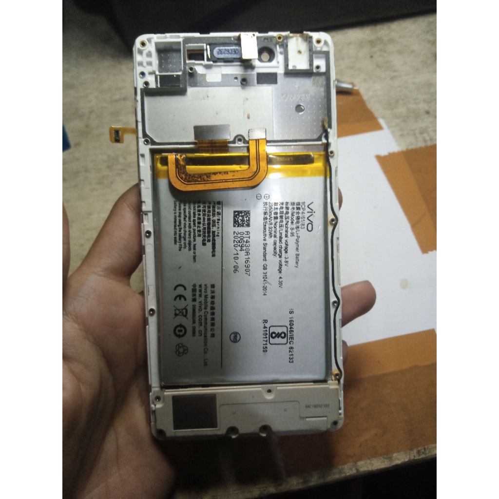LCD Vivo Y51L Original Cabutan Second