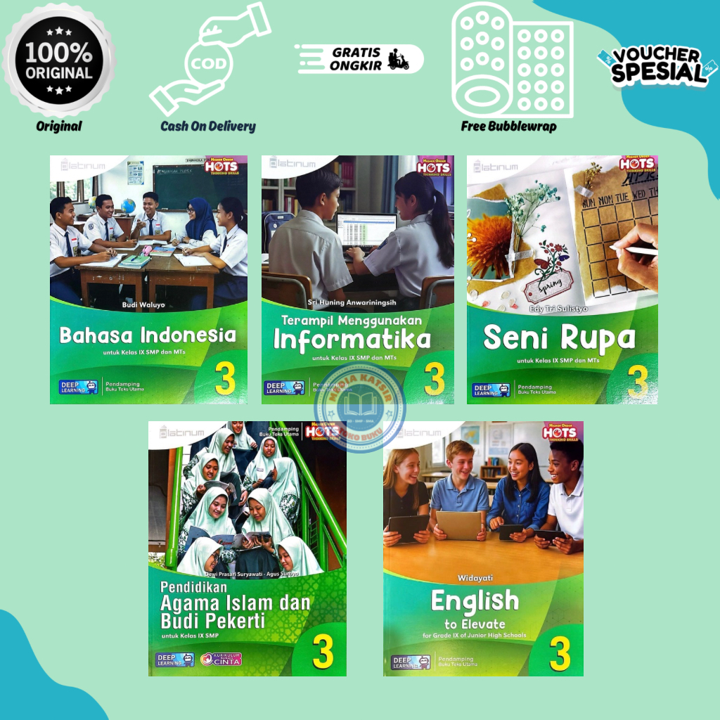 Buku Kelas 9 SMP Platinum Kurikulum Merdeka Tiga Serangkai
