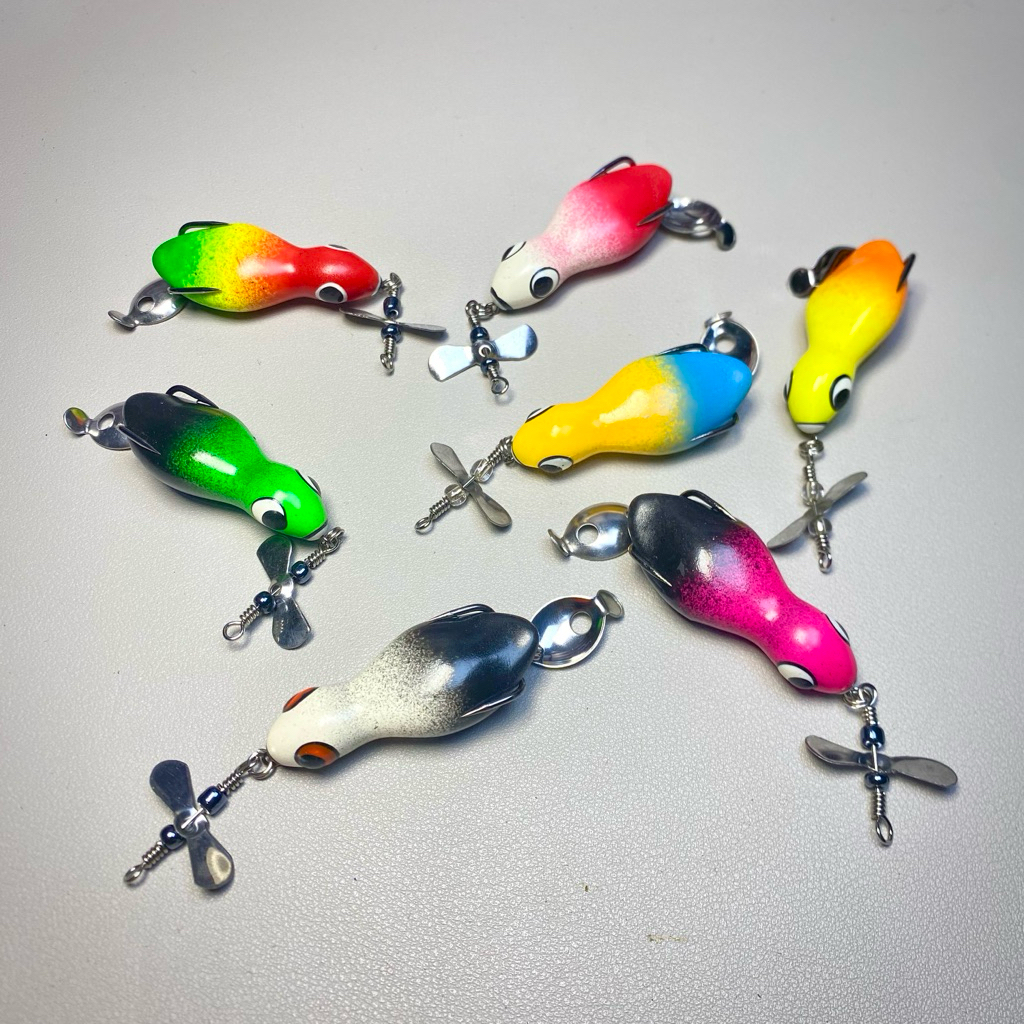 Softfrog Kipas 5 cm Umpan Casting Gabus Toman