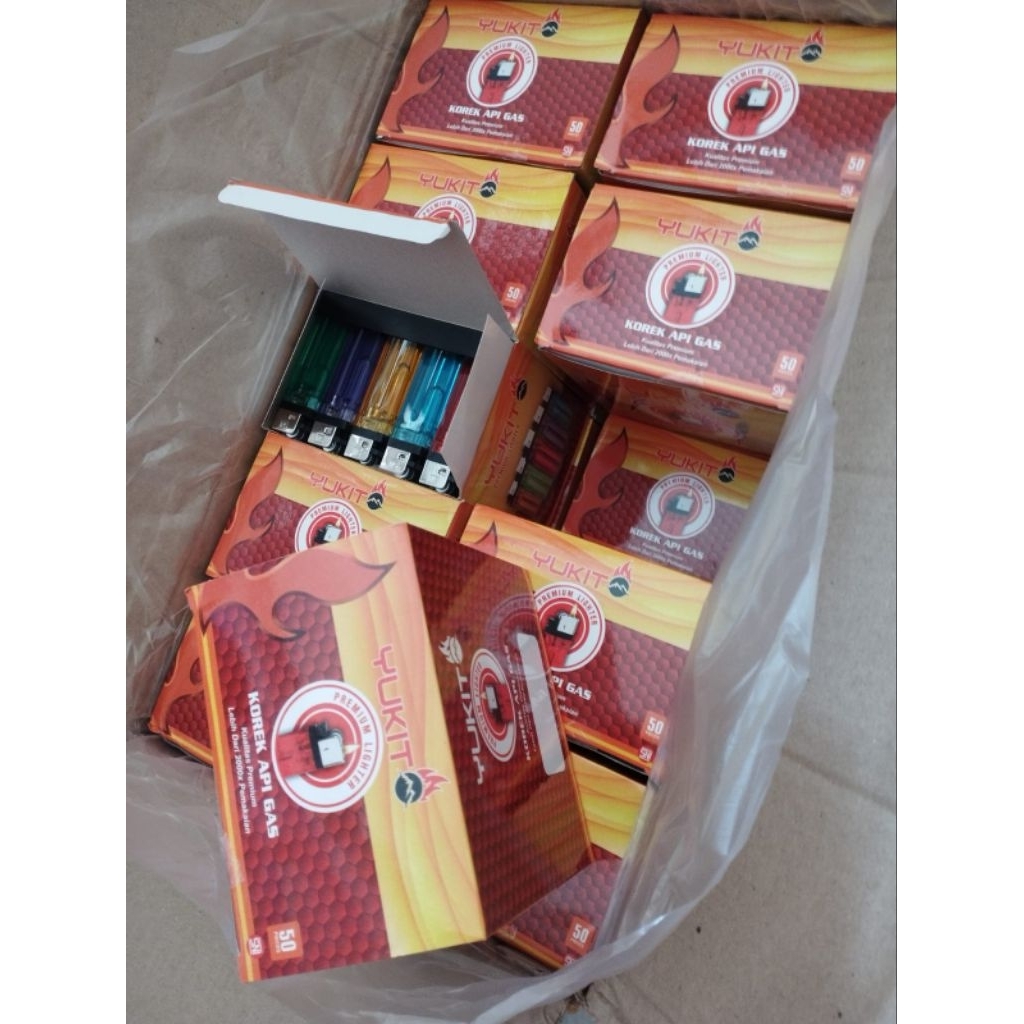 korek api gas besar mirip tokai 1box(50pcs)