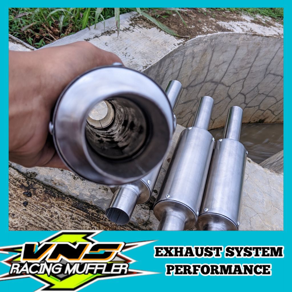 knalpot kondoman in 45mm, out 38mm, 45mm, 50mm panjang 40cm