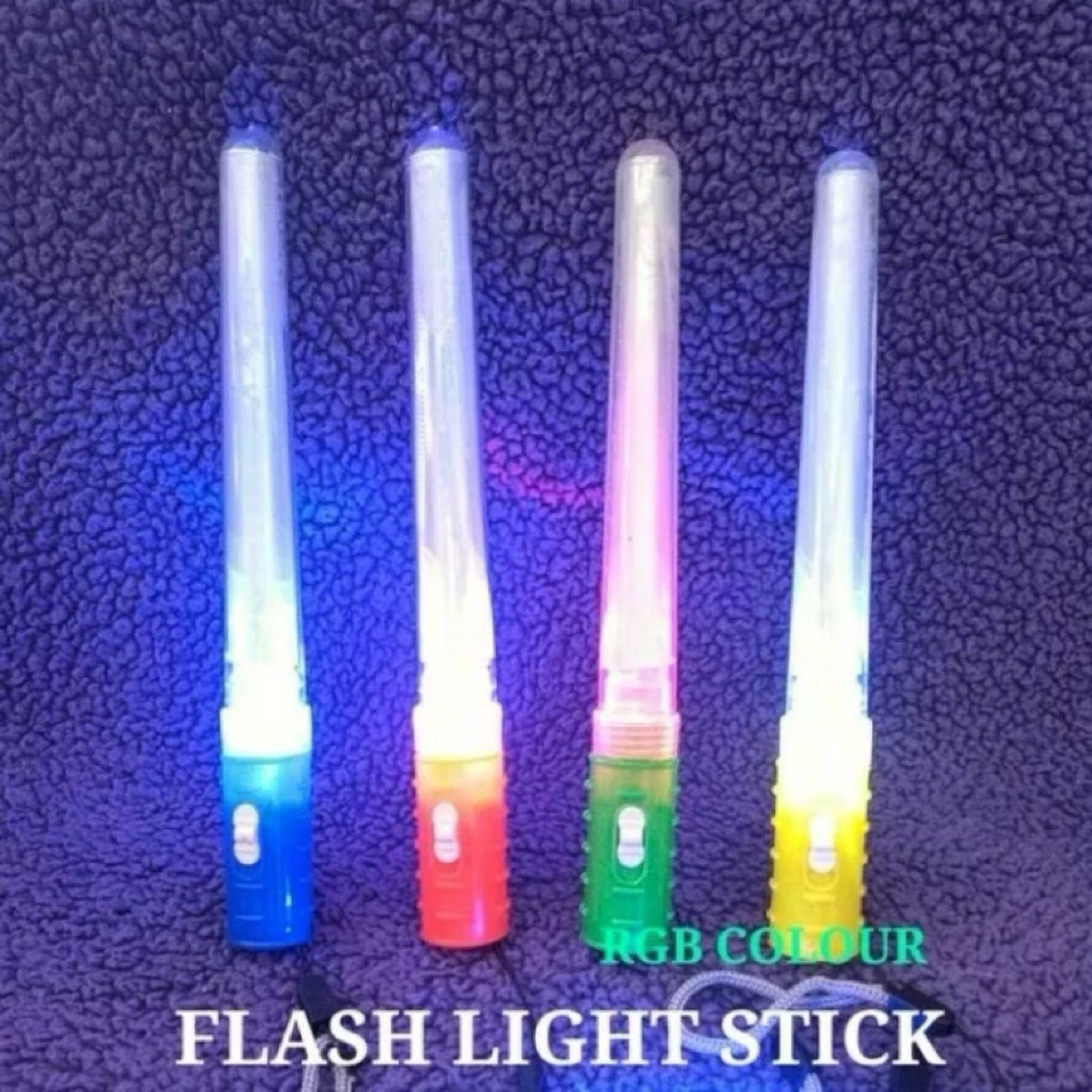 Mainan Anak Led Stick Tongkat Warna Warni 18cm