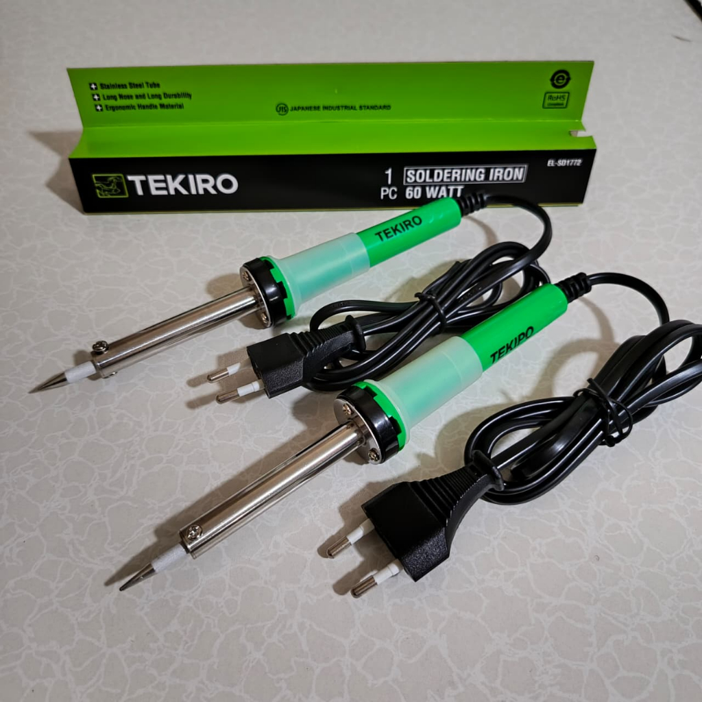 TEKIRO Solder 40Watt 60 Watt Alat Solder Listrik Soldering Iron Original TEKIRO TERMURAH