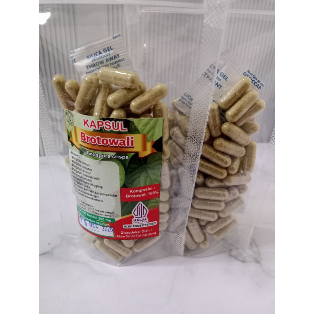kapsul brotowali murni 100butir/brotowali kapsul sejuta manfaat