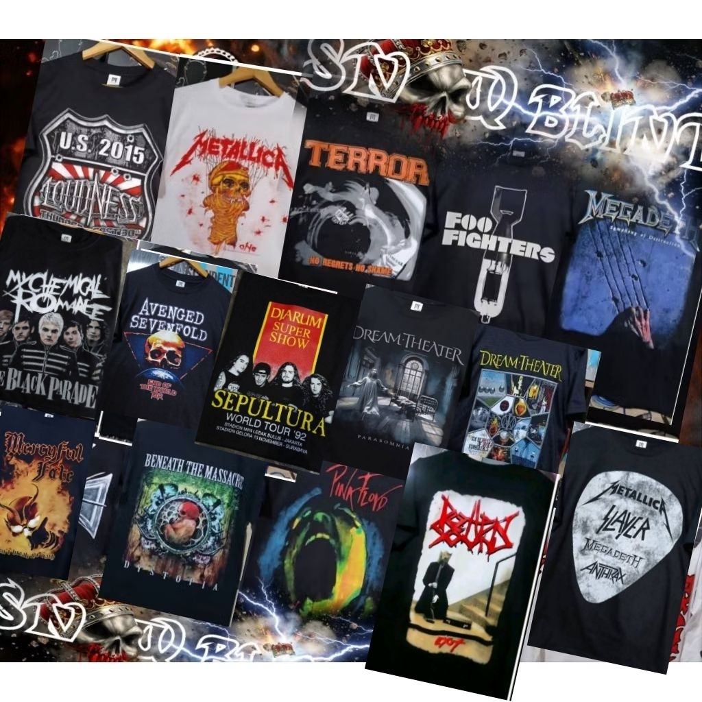 kaos band DREAMTHEATER/BLACK LABEL SOCIETY