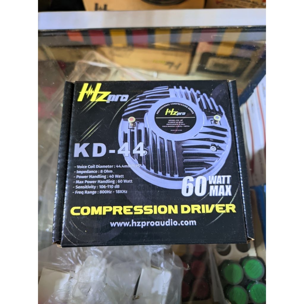 TWEETER Hz pro KD-44 Profesional Compression Driver Model KD-44 Power 60 Watt Impedansi 8 Ohm Frekue