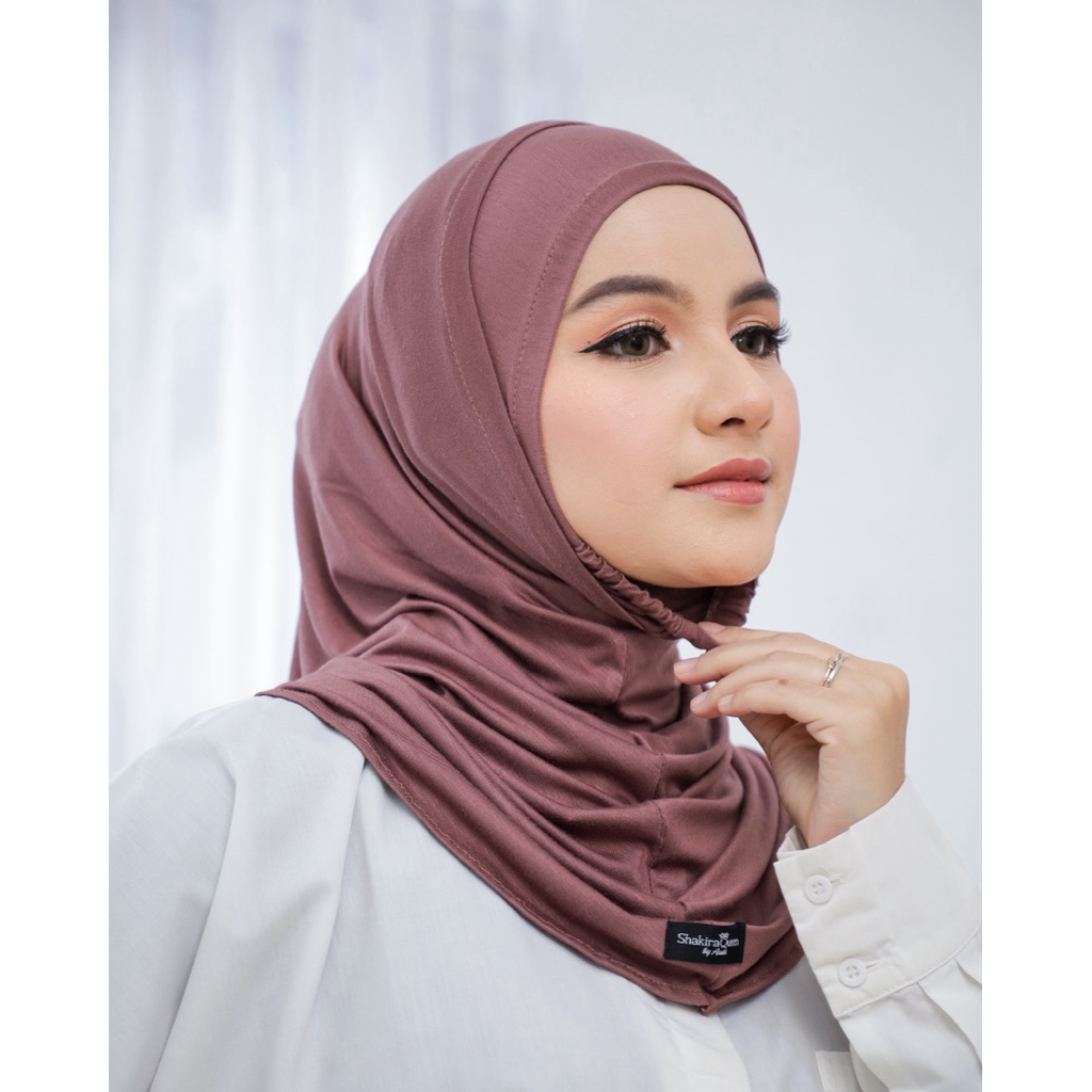 HIJAB INSTAN ALANA KARET DAGU SIZE S KAOS RAYON AIRFLOW BERGO KARET DAGU HIJAB INSTAN