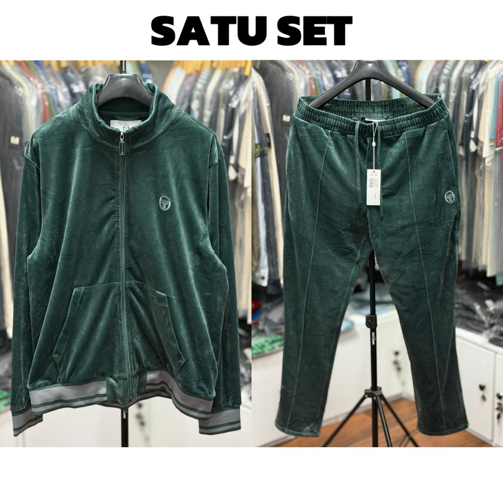 Tracktop Set Sergio Tacchini Viaggioa Green Gables  Brand New Without Tags & Brand New With Tags 100