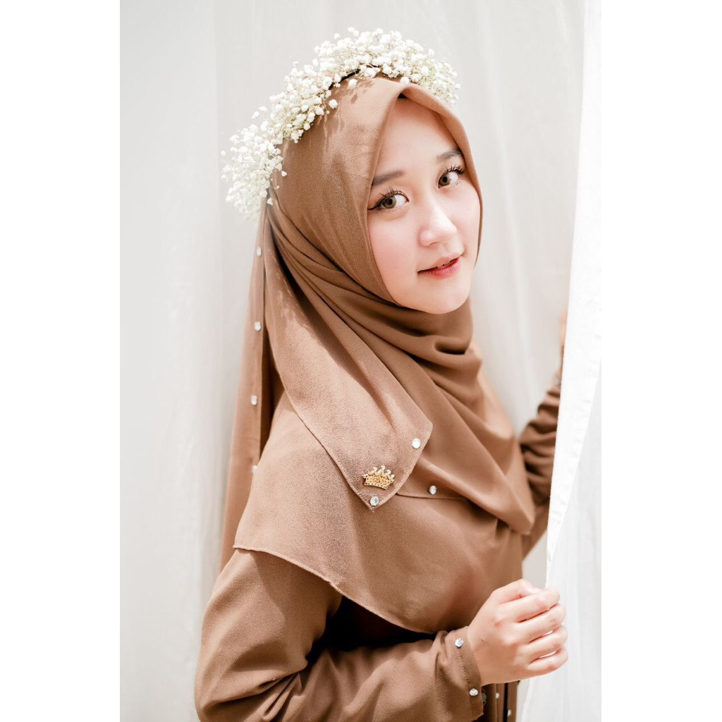 Kazami Ready‼️ Pashmina Ceruty Original By Kazami Store Hijab Premium Kazamistore