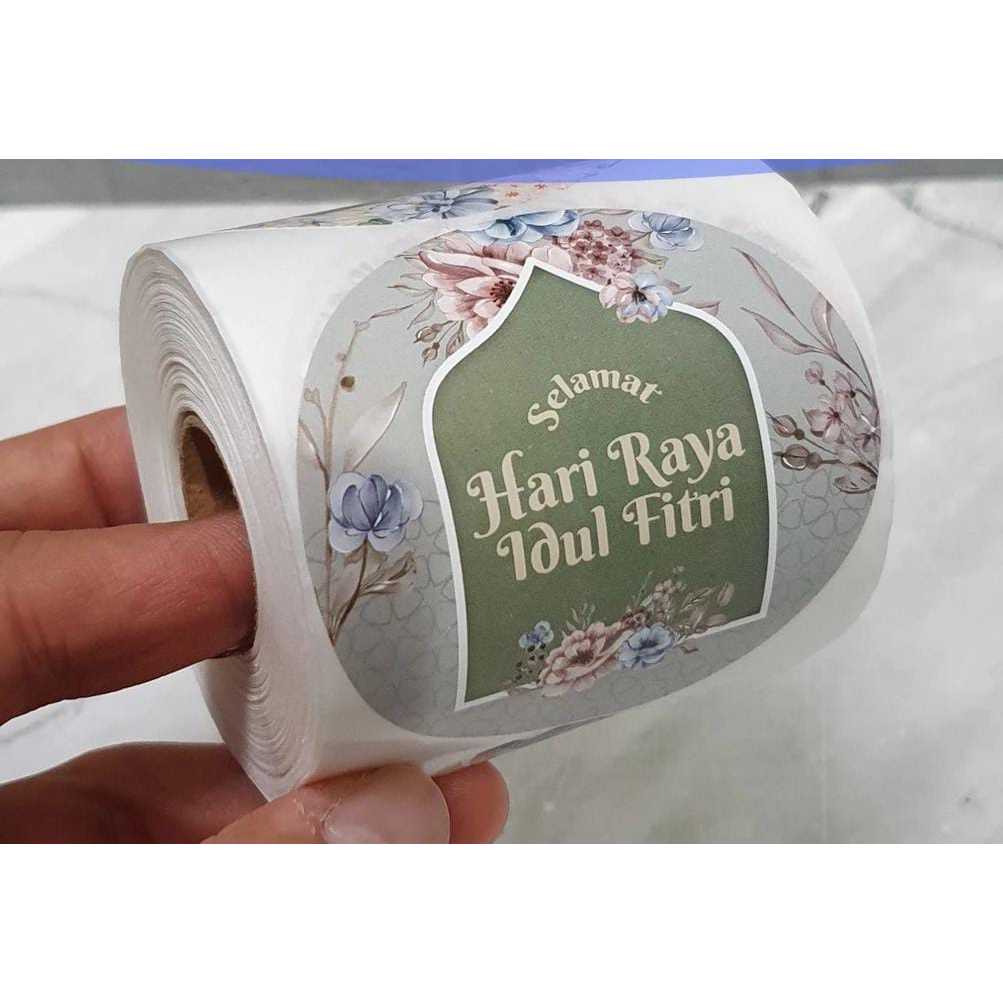 variasi aneka sticker toples lebaran