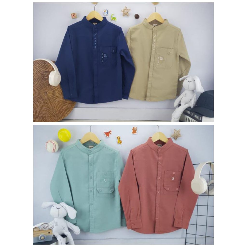 Atasan Kemeja koko panjang anak uson  kemeja panjang