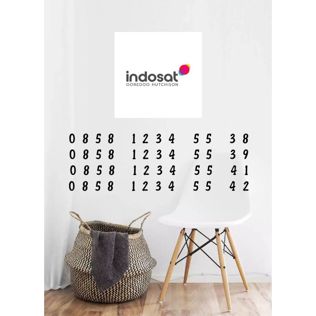 Nomer Cantik Indosat Seri 1234 Cocok Untuk Couple / Bisnis