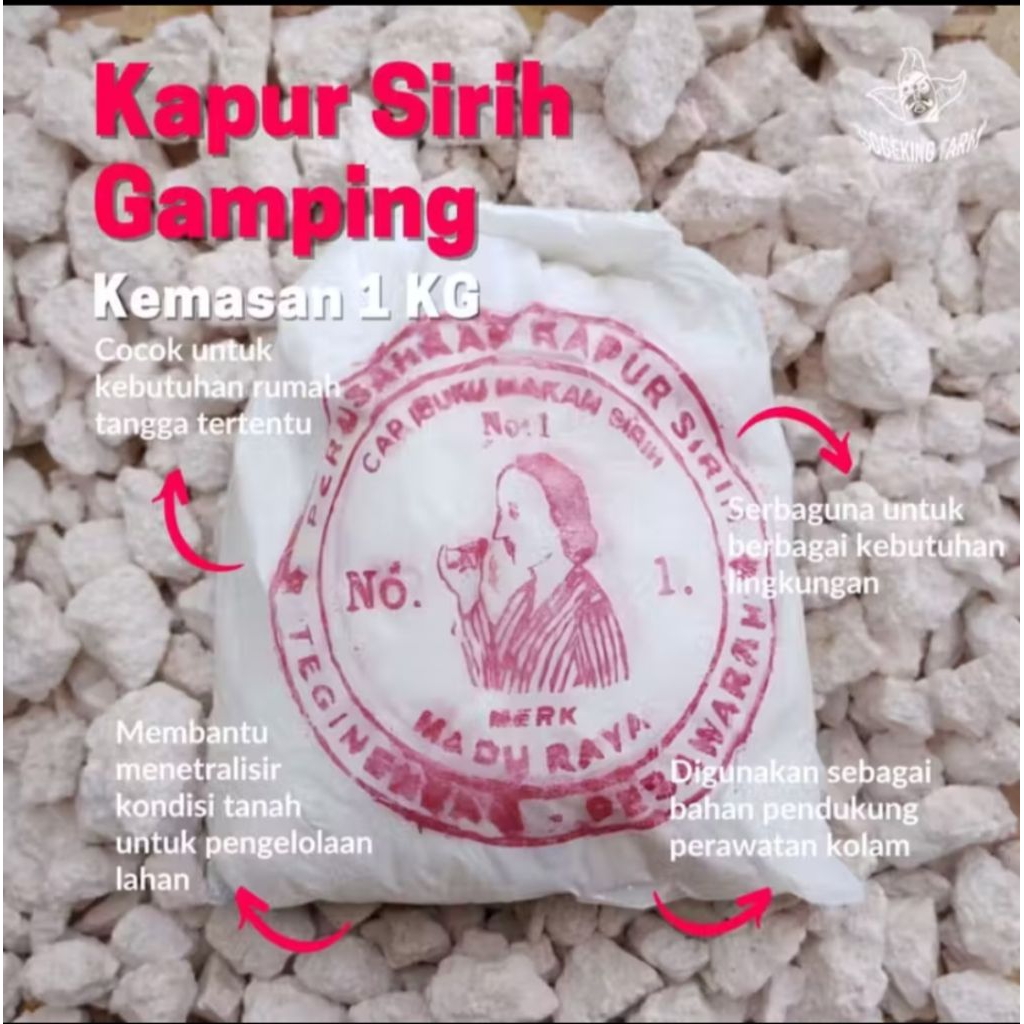Kapur sirih gamping 1kg