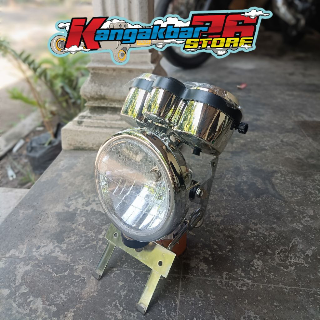 PAKET LAMPU NINJA SS GRADE A LAMPU NINJA SS SET BREKET SET SPIDOMETER GRADE A
