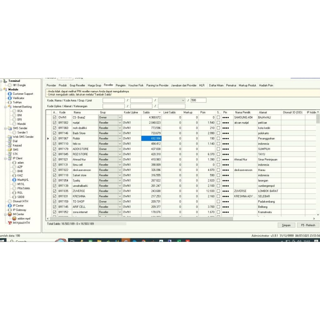 BIG PROMO OtomaX ultimate versi 391 + Wea Center + PPOB Bebas suplier
