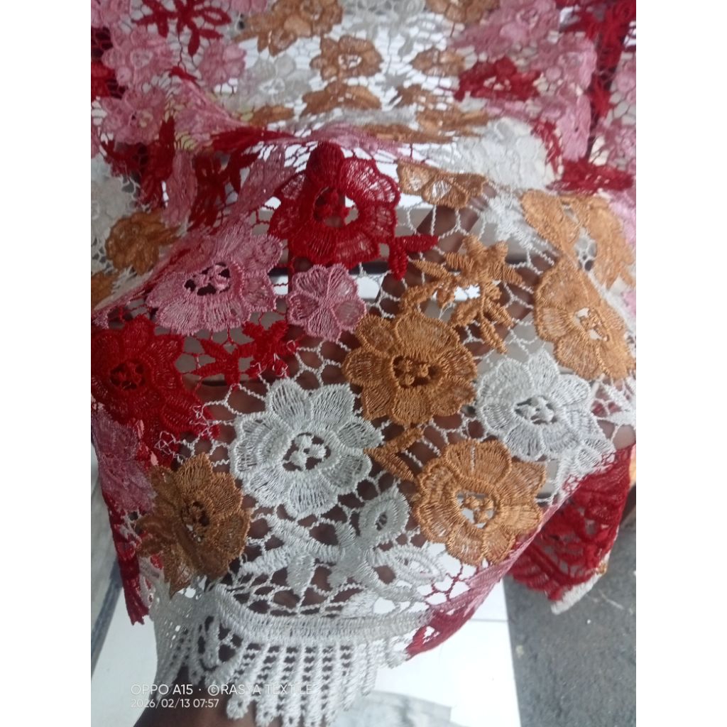 kain katun brukat Prada bahan brukat motif Prada premium bahan brukat motif Prada meteran bahan katu