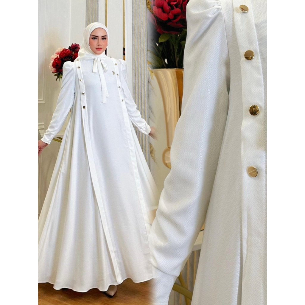 Aruna Set Hijab Polos Mewah Original Ninona