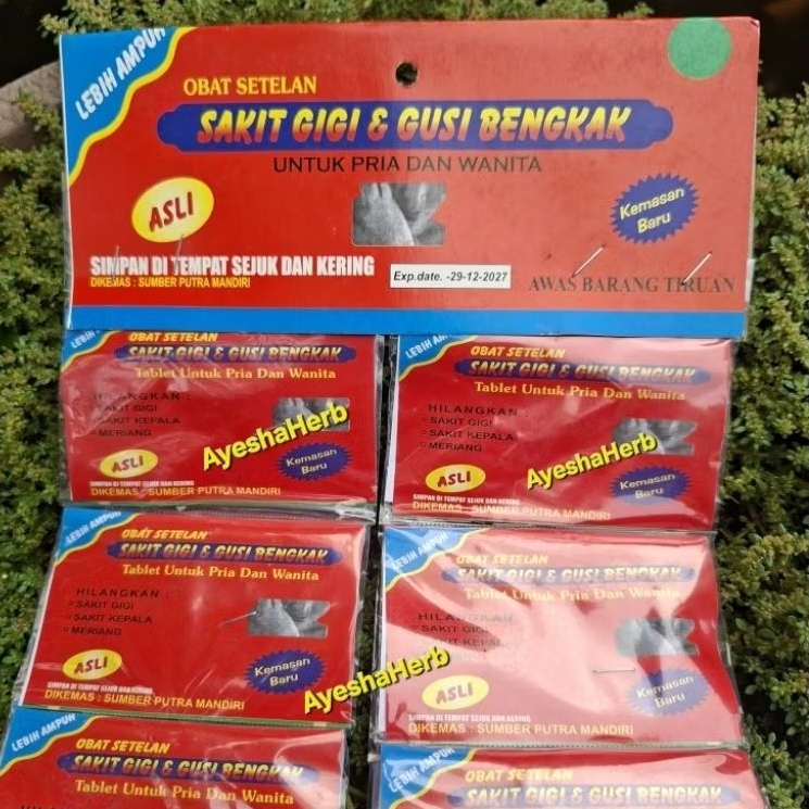 obat setelan sakit gigi dan gusi bengkak