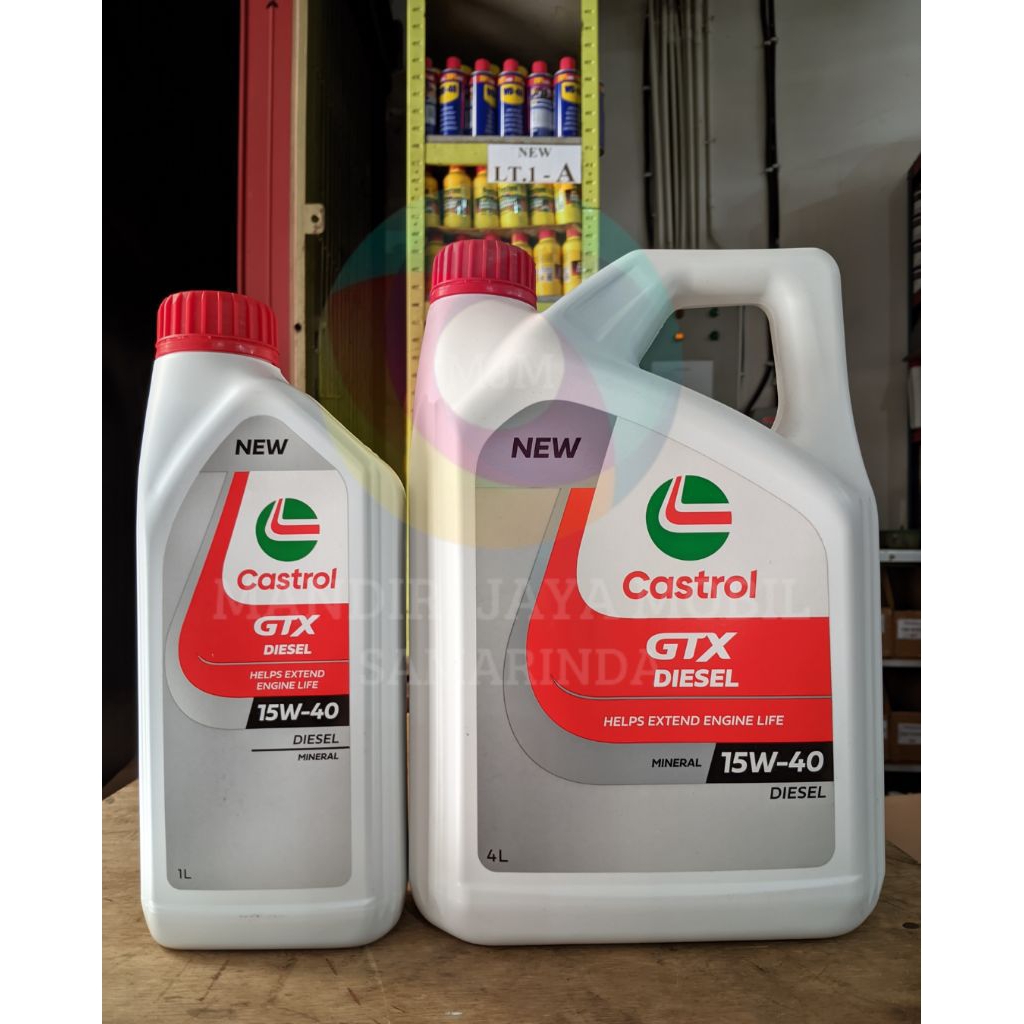 CASTROL GTX OLI MESIN DIESEL 15W-40 | 1 LITER