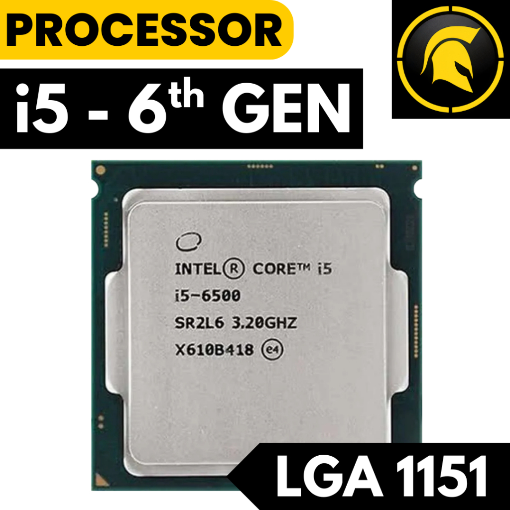 Processor Intel Core i5 Gen 6 Skylake 6500 6600 Tray Tanpa Fan Garansi 1 Bulan Socket LGA 1151 / Pen