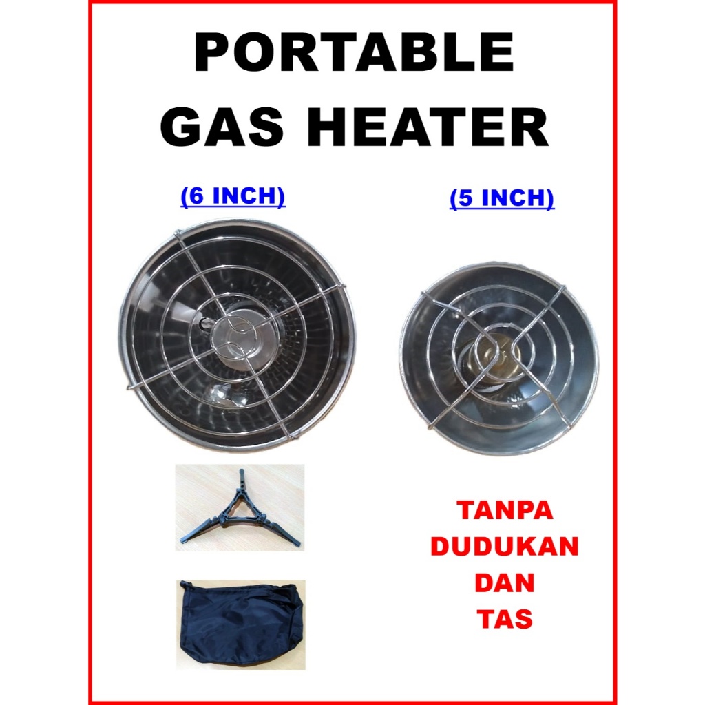 CAMPING HEATER Portable Alat Pemanas GAS Suhu Ruangan Heater MINI HEATER CAMPING PEMANAS Portable