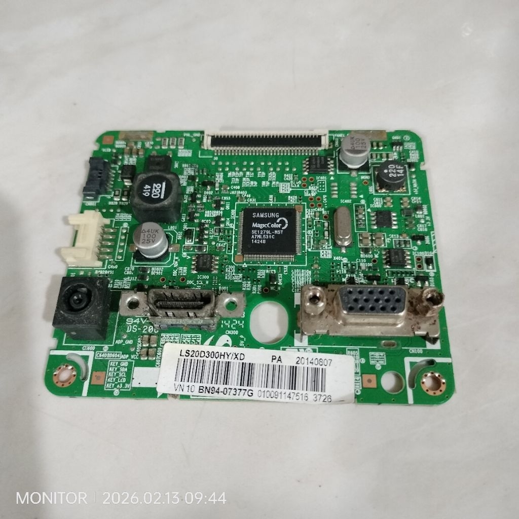 MB MOBO MAINBOARD MODULE MESIN MONITOR SAMSUNG S20D300HY LS20D300HY/XD S19D300HY/ LS19D300HY/ XD