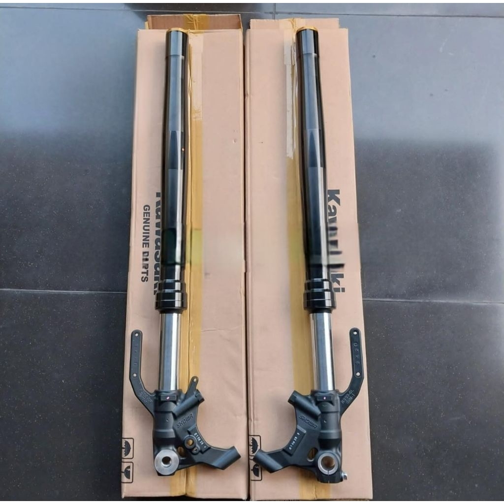shock depan usd double disc zx4r zx4 r kanan kiri pnp zx25r zx25rr original kawasaki