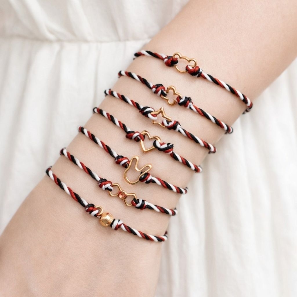 Gelang Emas Tridatu Charm Imut 16 K - Toko Emas Gadjah