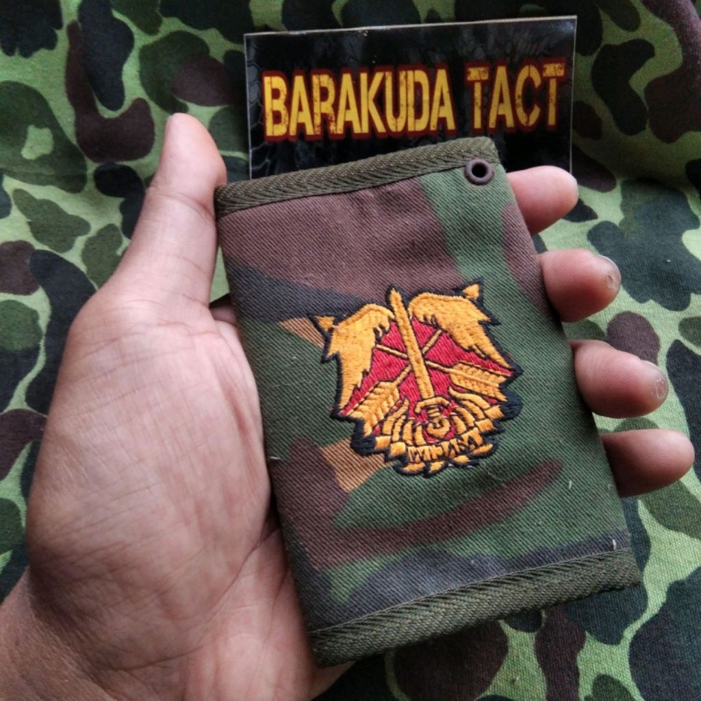 dompet menpor brimob jadul jaman abri loreng malvinas lama dompet stnk brevet resimen pelopor brimob