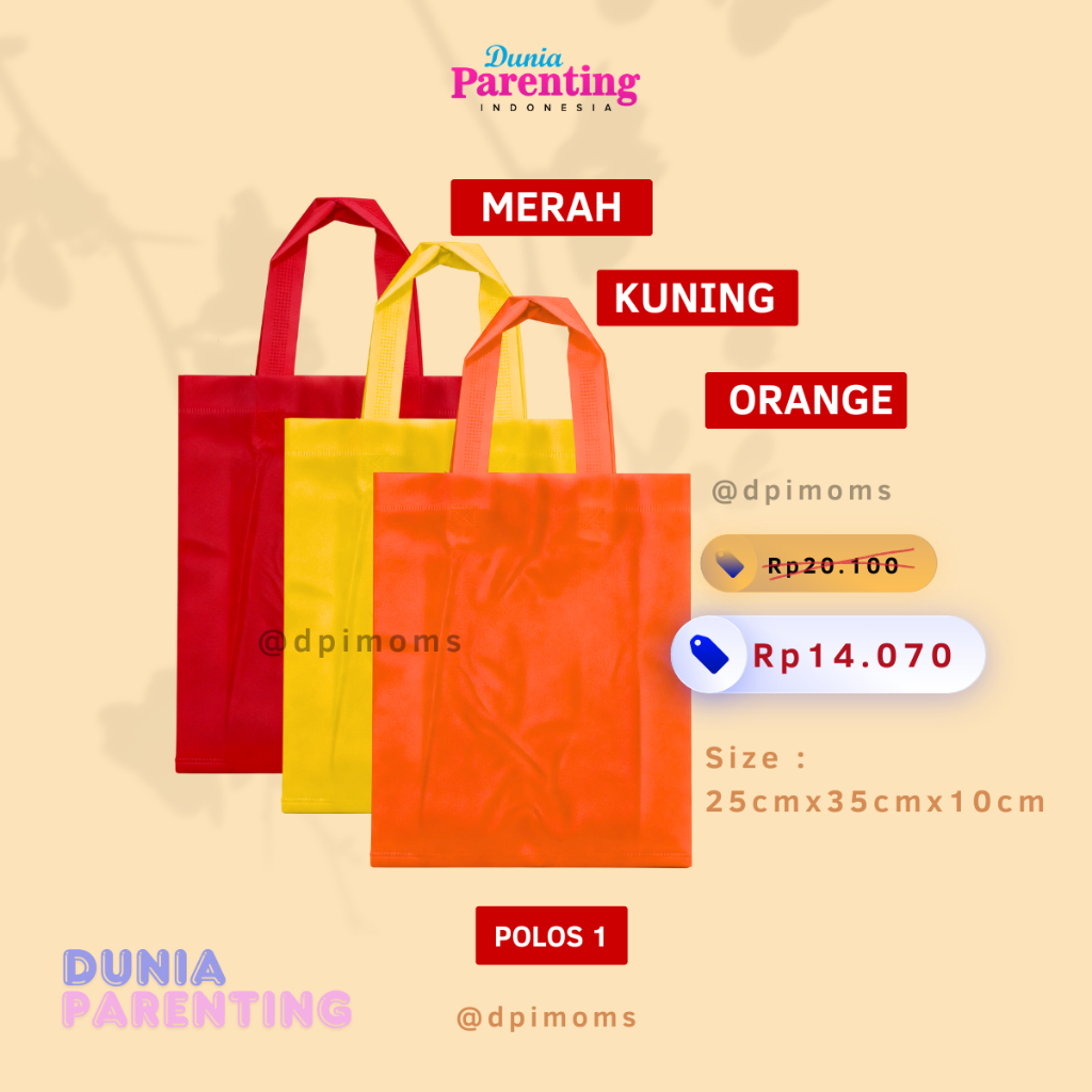 HARGA PERLUSIN - GOODIE BAG IDUL FITRI / TAS KANTONG BINGKISAN LEBARAN | Tas Kain Lebaran / Goodie B