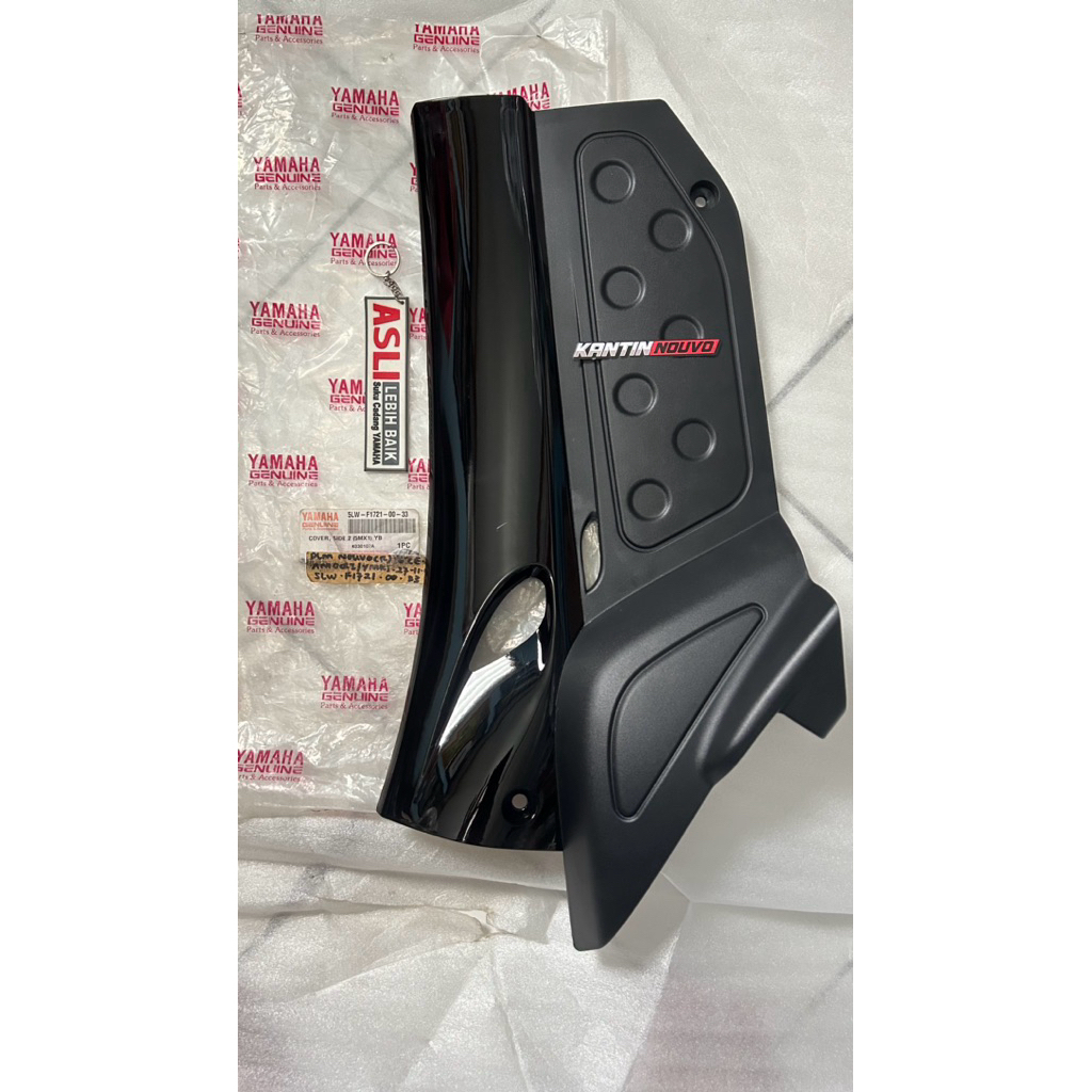 Tutup Aki hitam Kanan Nouvo Lele cover accu cover aki Kanan Nouvo Lele Hitam Original Yamaha