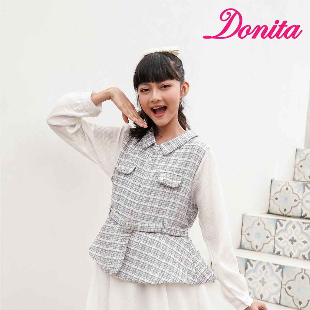 BAJU MUSLIM ANAK PEREMPUAN BRAND DONITA  13MP 279