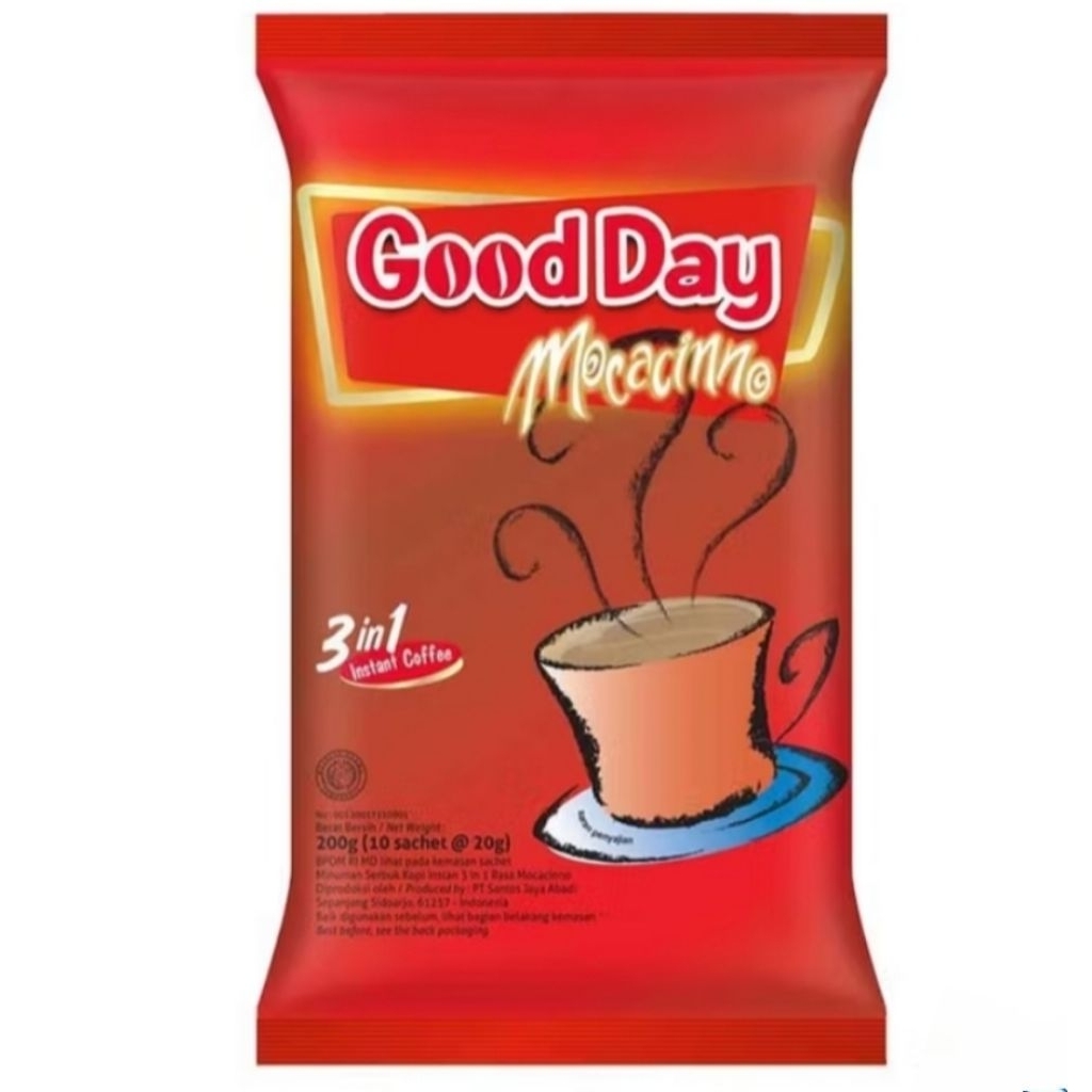 Good Day Kopi Instant 3 in 1 Mocacinno isi 10 Saset