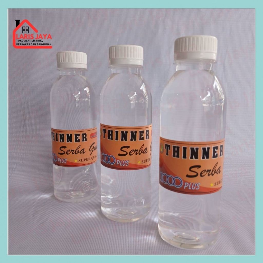 Thinner / Thiner / Tiner Sintetic Campuran Cat Minyak / Besi / Kayu Super Gloss  250ml Bagus Murah