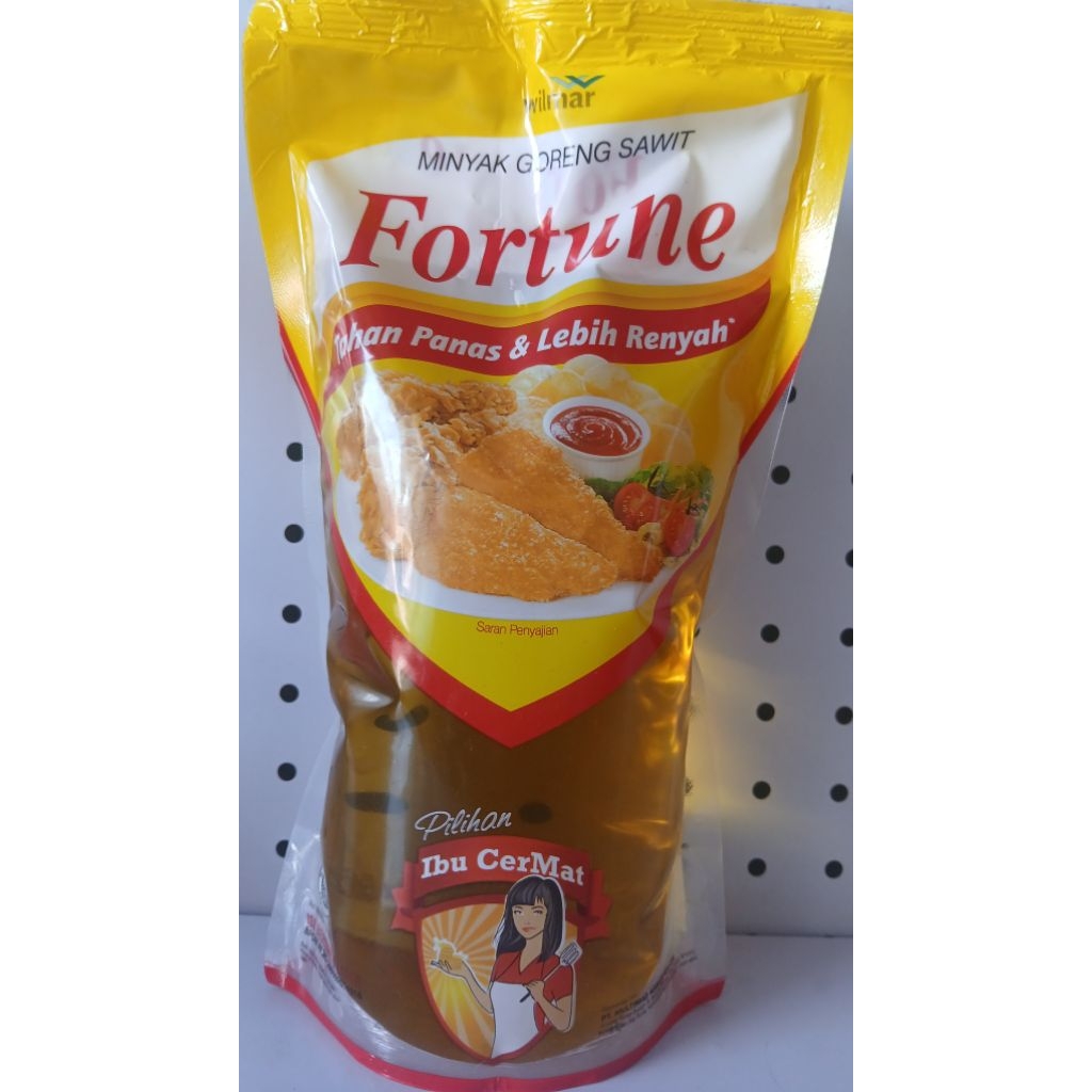FORTUNE MINYAK GORENG REFILL 1 LITER/SANIA 2 L/Dus