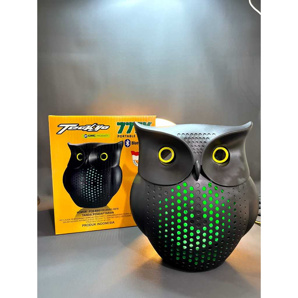Speaker Bluetooth Portable GMC Teckyo 777K Original 100% Speaker Model Burung Hantu Extra Basss