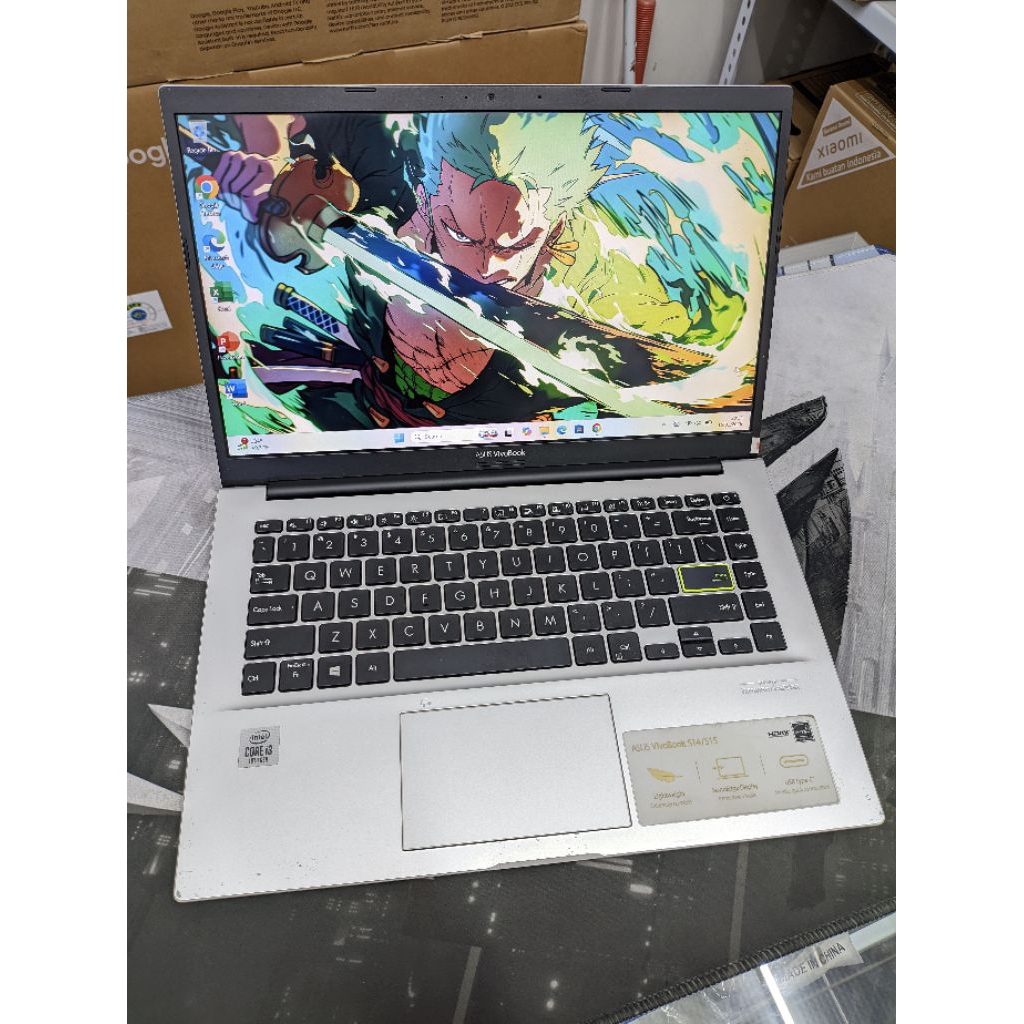 asus i3 gen 10 ram 4 gb ssd 128 gb second