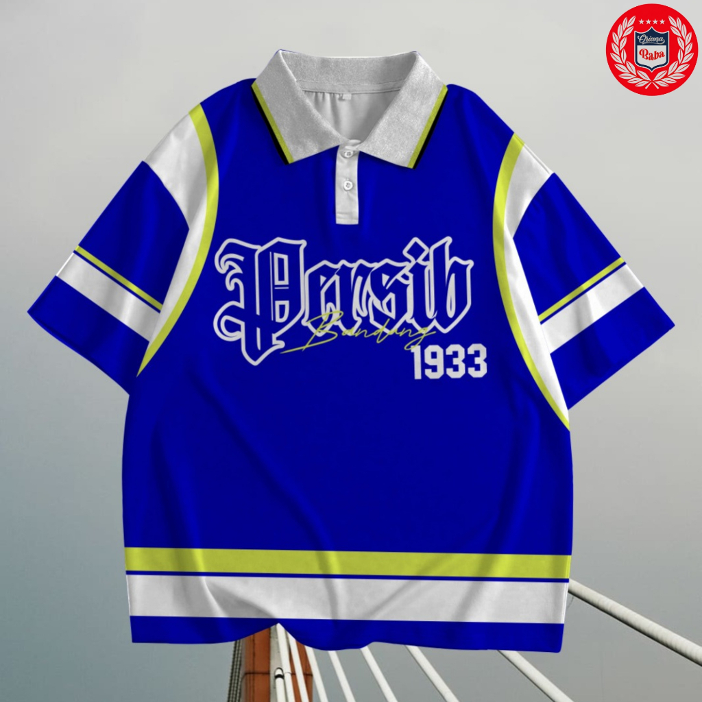 (BISA COD) Kaos Jersey Persib Bandung Like Father Like Son Retro Baju Bola / Vintage / Dryfit / Prem