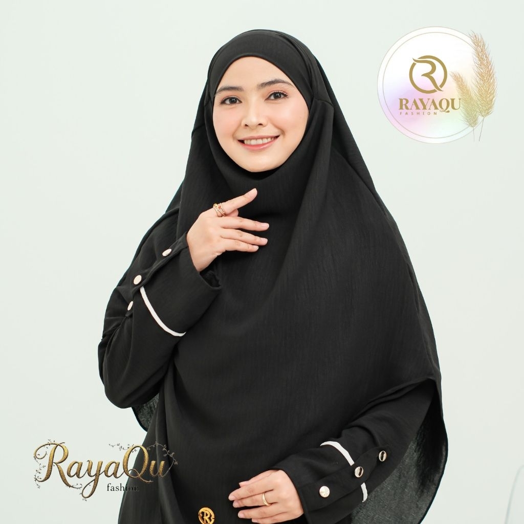 RAYAQU FASHION | SET KHIMAR PREMIUM | SET GAMIS MODEL SALUR TERBARU