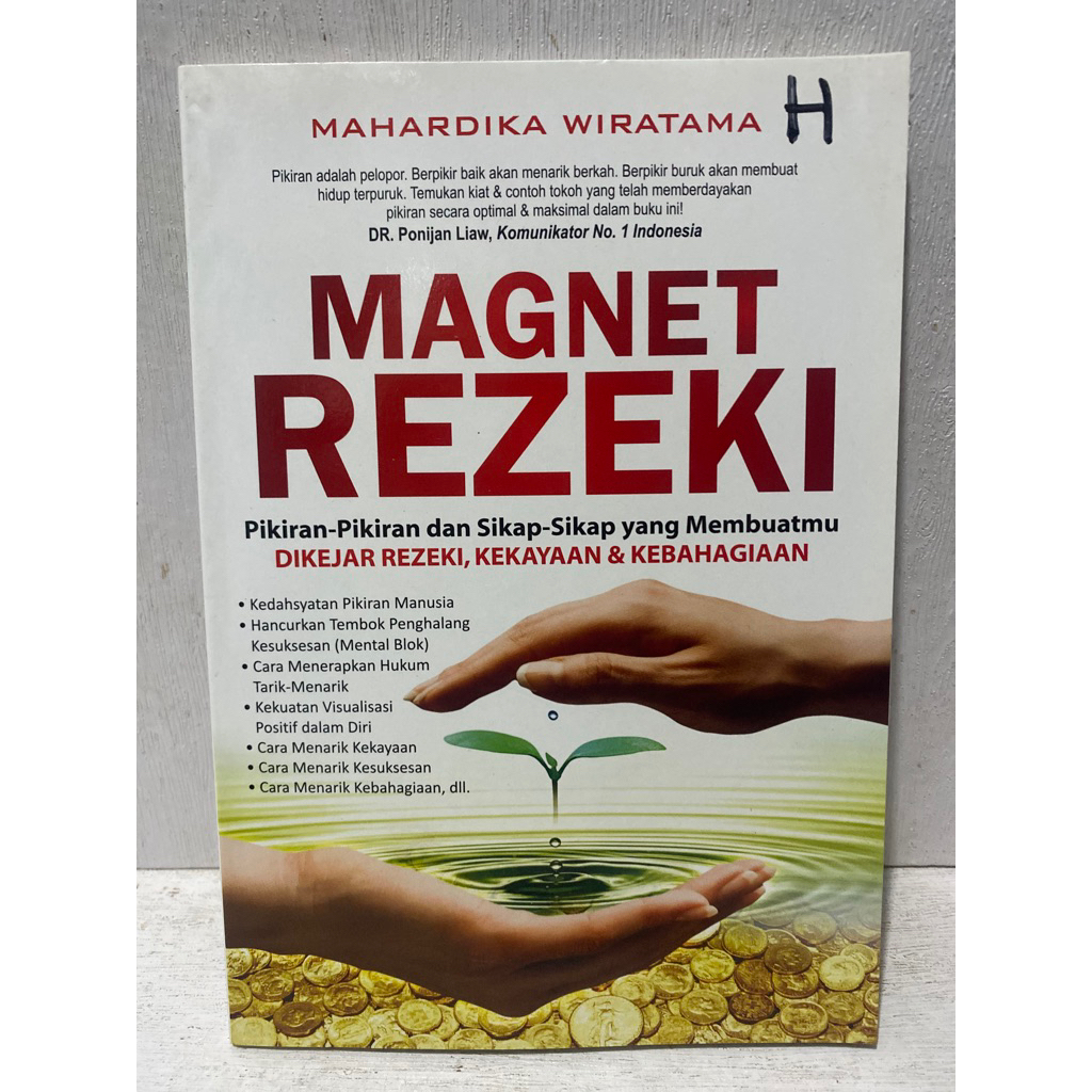 Buku Original MAGNET REZEKI PIKIRAN PIKIRAN DAN SIKAP SIKAP YANG MEMBUATMU DIKEJAR REZEKI KEKAYAAN &