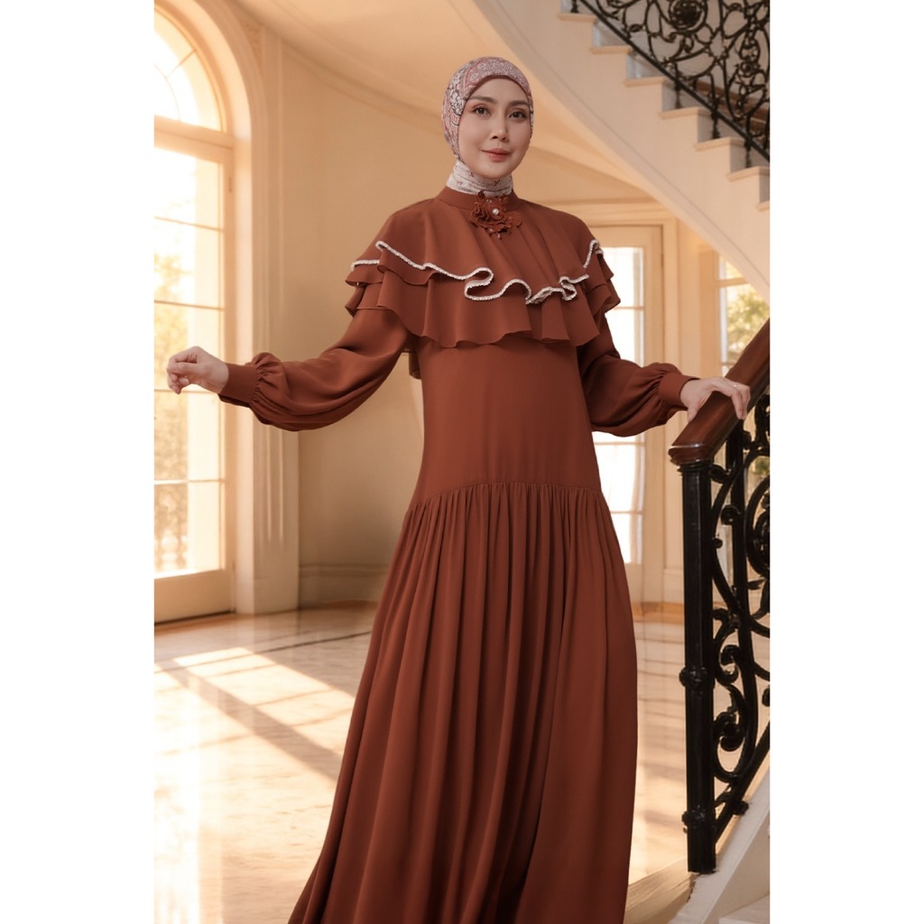 MANDJHA Shelina Dress BUsana Muslim BY Ivan Gunawan -ORIGINAL