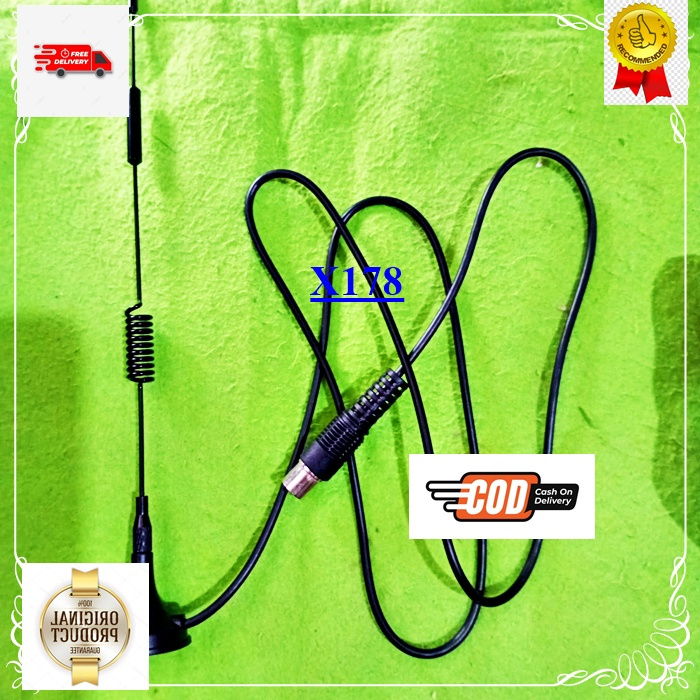 X178 ORI 100% INDOR INDOOR ANTENA TV DIGITAL KABEL 3 METER MAGNET SUPER JERNIH SINYAL SIGNAL OUTDOOR