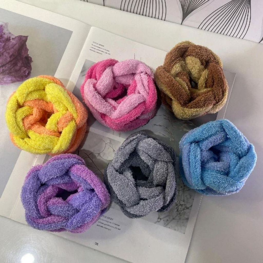 [AZ] IKAT RAMBUT HANDUK/IKAT RAMBUT UKURAN SEDANG/IKAT RAMBUT / IKAT RAMBUT LILIT DONAT