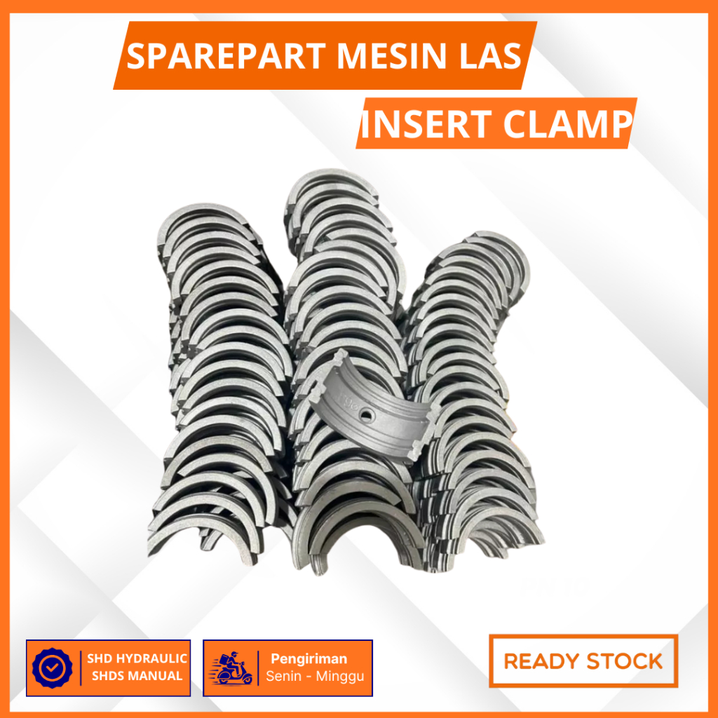 Insert Clamp Mesin Las Pipa Hdpe Size 400mm / Insert Clamp Penjepit Pipa Hdpe 16 Inch