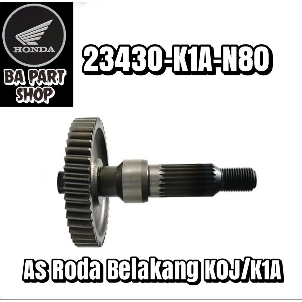 Gear Comp Final As Roda Belakang Rasio Beat Deluxe Genio New Scoopy 23430K1AN80 Asli AHM Honda