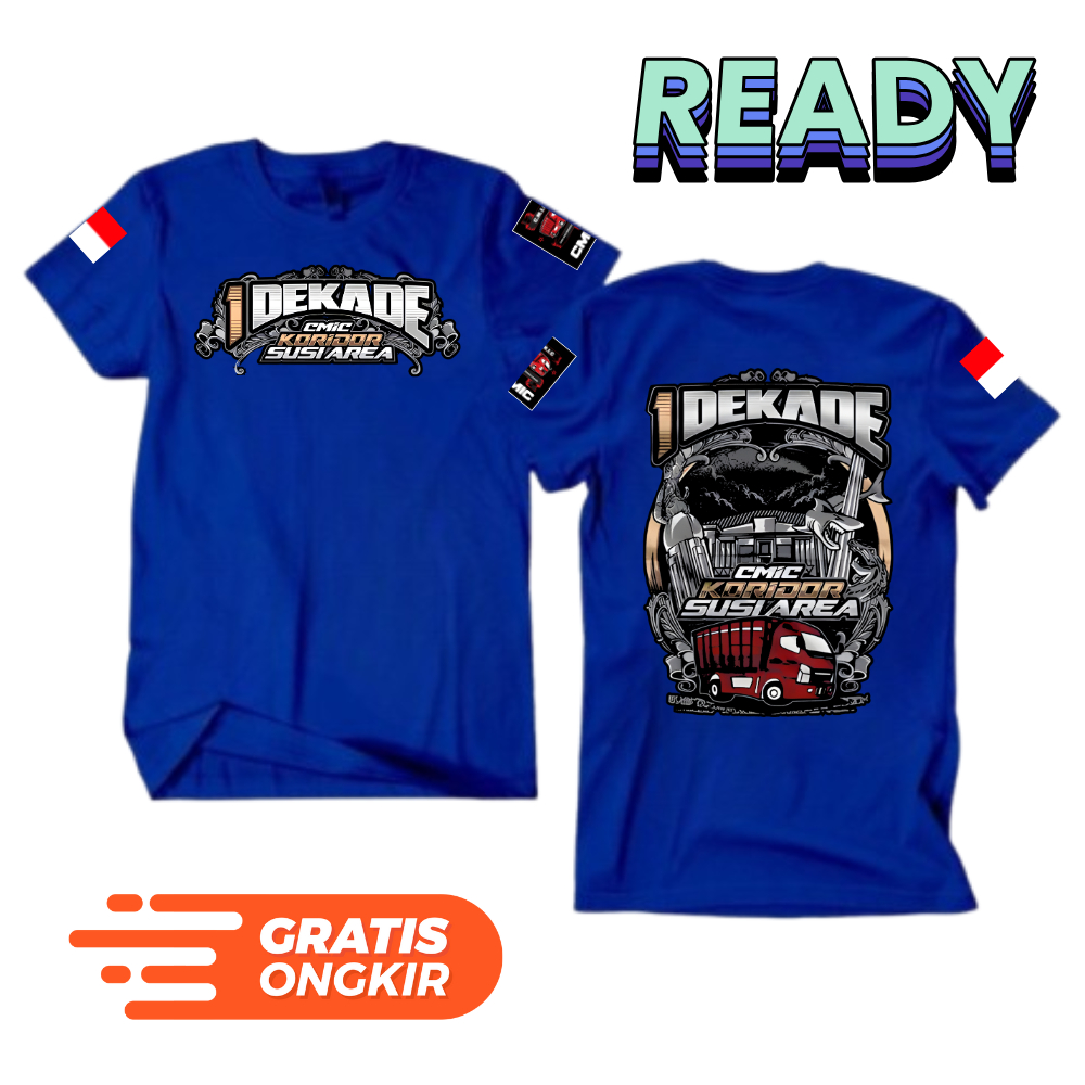 Ready Kaos Truck CMIC KORIDOR SUSI AREA Canter Mania Indonesia Community Kaos Truck Mania CMIC Katun